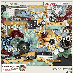 Time to Unwind Full Kit by Trixie Scraps Designs