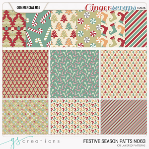 Festive Season Patts63 (CU) by GS Creations