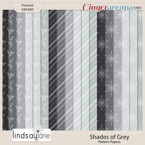 Shades of Grey Pattern Papers by Lindsay Jane
