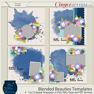 Blended Beauties Templates by Miss Fish