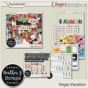 Vegas Vacation BUNDLE by Heather Z Scraps