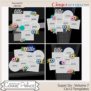 Super Six Volume 7  - 12x12 Temps (CU Ok) by Connie Prince