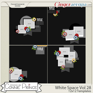White Space Volume 28 - 12x12 Temps (CU Ok) by Connie Prince