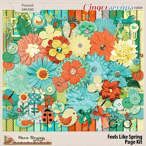 Feels Like Spring Page Kit by Moore Blessings Digital Design 
