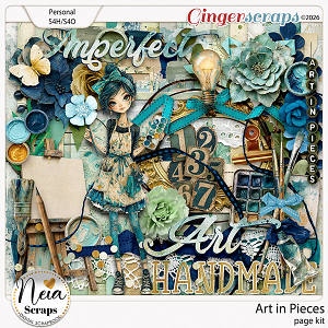 Art in Pieces - Page Kit - by Neia Scraps