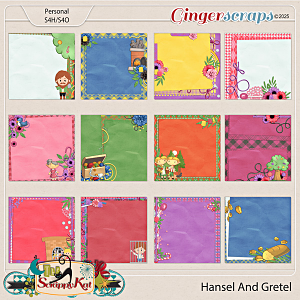Hansel and Gretel Stacked Papers by The Scrappy Kat