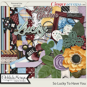 So Lucky To Have You Digital Scapbook Kit