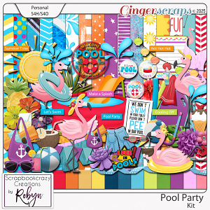 Pool Party Kit by Scrapbookcrazy Creations