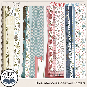 Floral Memories Stacked Borders