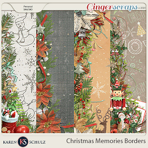 Christmas Memories Borders by Karen Schulz