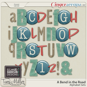 A Bend in the Road Alpha Sets by Aimee Harrison and Tami Miller Designs