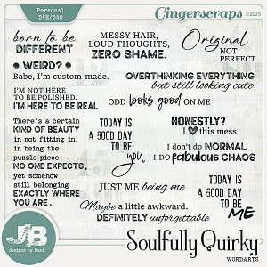 Soulfully Quirky Wordarts by JB Studio