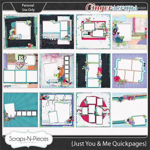 Just You and Me Quickpages by Scraps N Pieces 