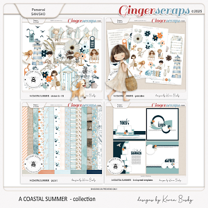 Buzzbee Scraps: A Coastal Summer Collection