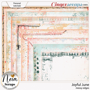 Joyful June - Messy Edges - by Neia Scraps