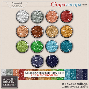 It Takes a Village Glitters by Aimee Harrison