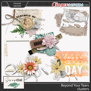 Beyond Your Tears Clusters by ScrapChat Designs