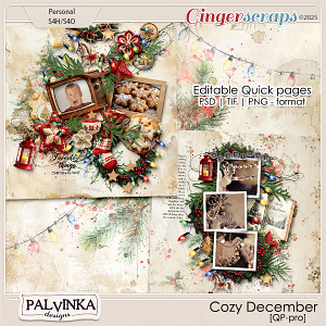 Cozy December QP-Pro Templates by Palvinka Designs