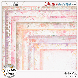 Hello May - Messy Edges - by Neia Scraps