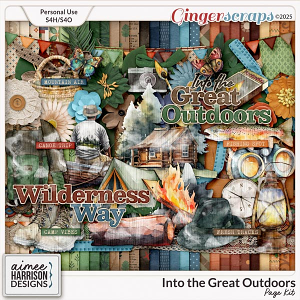 Into the Great Outdoors Page Kit by Aimee Harrison