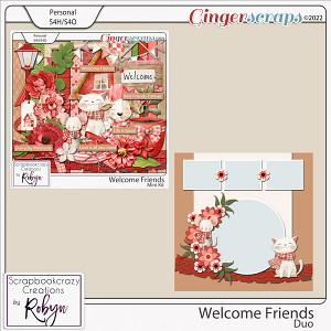 Welcome Friends Duo by Scrapbookcrazy Creations