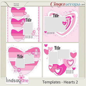 Templates - Hearts 2 by Lindsay Jane