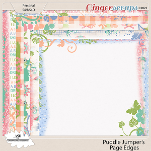 Puddle Jumpers Page Edges by Adrienne Skelton Designs