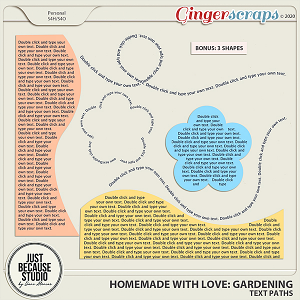 Homemade With Love: Gardening Text Paths by JB Studio
