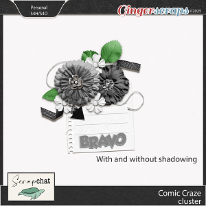 Comic Craze Cluster by ScrapChat Designs