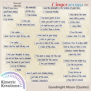Goodnight Moon Quotes by Kimeric Kreations