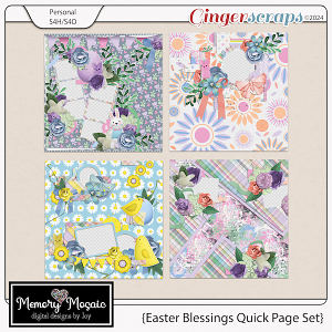 Easter Blessings Quick Page Set by Memory Mosaic