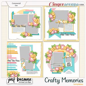 {CU} Crafty Memories 1 Templates by JB Studio