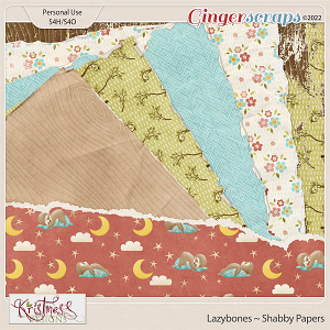 Lazybones Shabby Papers