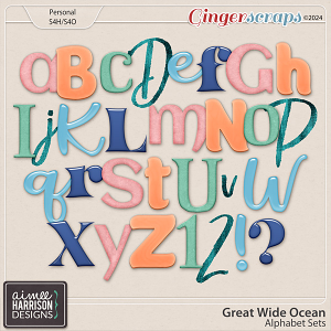 Great Wide Ocean Alphabet Sets by Aimee Harrison