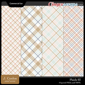 Plaids 03 CU Patterns by J. Conlon and Sons