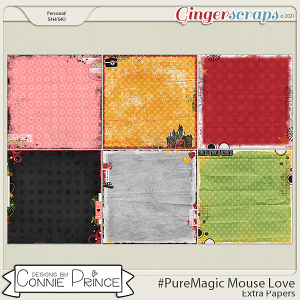 PureMagic: Mouse Love - Messy Papers by Connie Prince