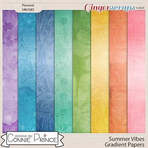 Summer Vibes - Gradient Paper Pack by Connie Prince