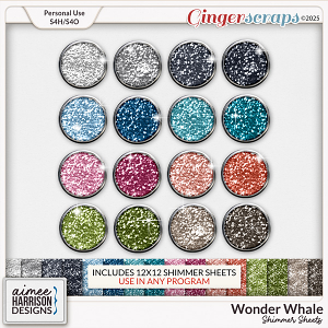 Wonder Whale Shimmers by Aimee Harrison