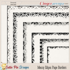 Messy Edges Page Borders 01 Messy Edges Page Borders 01