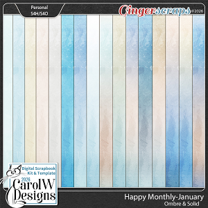 Happy Monthly-{January} Ombre & Solid
