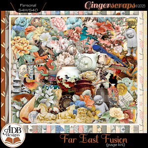 Far East Fusion Page Kit by ADB Designs