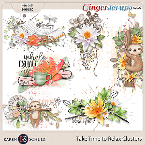 Take Time to Relax Clusters by Karen Schulz