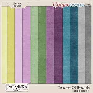 Traces Of Beauty Solid Papers by Palvinka Designs