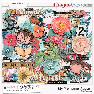 My Memories - August - Elements - by Neia Scraps