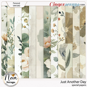 Just Another Day - Special Papers - by Neia Scraps