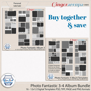Photo Fantastic Album 3-4 Bundle by Miss Fish