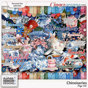 Chinoiseries Page Kit by Aimee Harrison