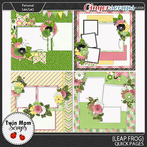 Leap Frog - QUICK PAGES by Twin Mom Scraps