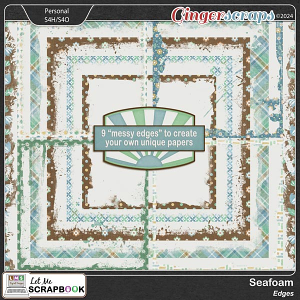 Seafoam Edges by Let Me Scrapbook