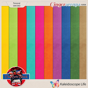Kaleidoscope Solid Papers By The Brit Chick